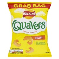 QUAVERS Cheese - Grab Bag - 34g  - Best Before:  14.12.24